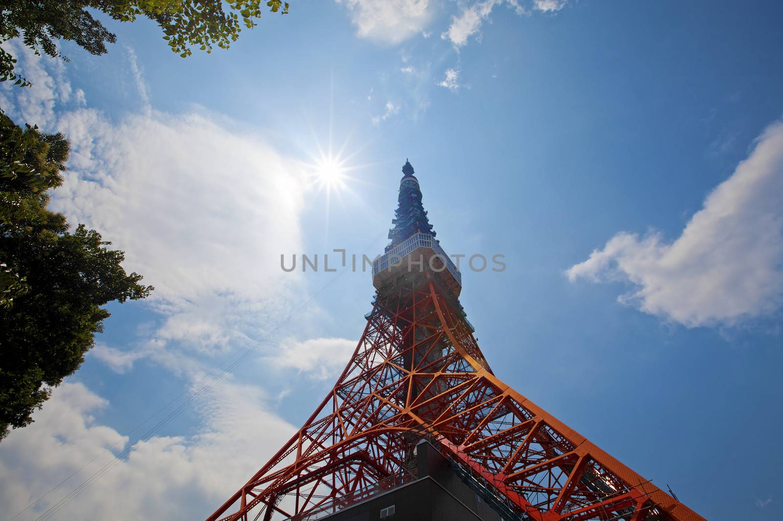 The iconic landmark, Tokyo Tower, in Tokyo, Japan