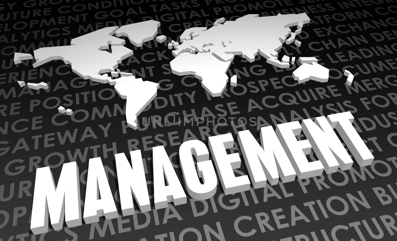 Management Industry Global Standard on 3D Map
