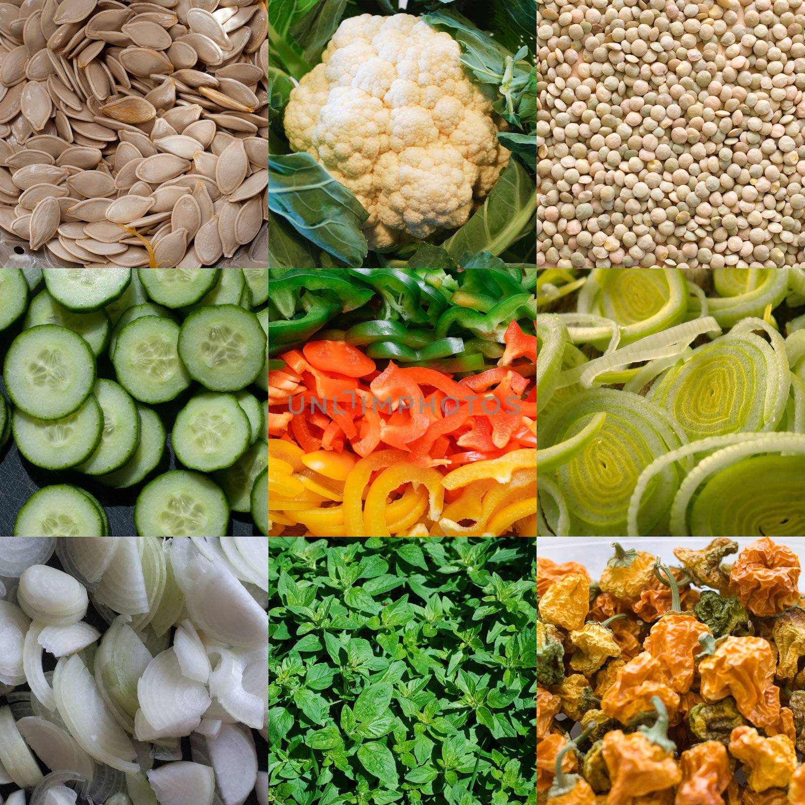 collection of vegetables
