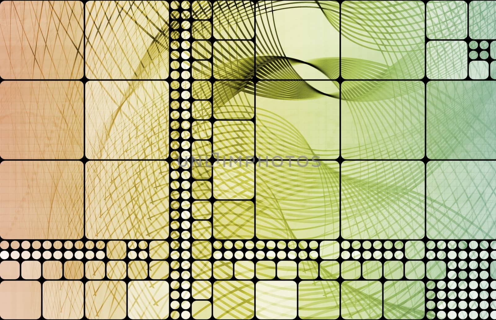 Square Creative Background with Copyspace for Art