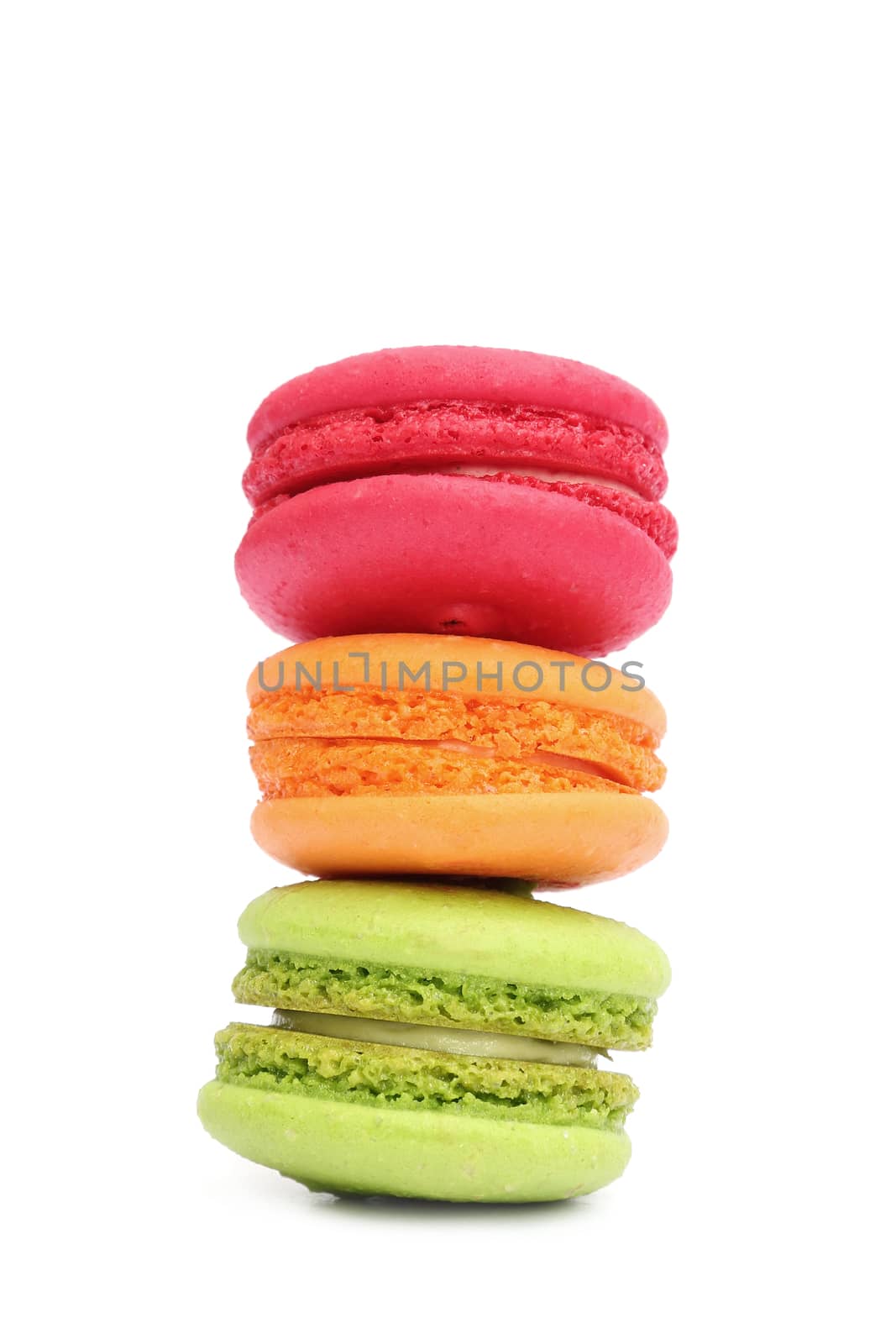 Macaroon isolated on white background