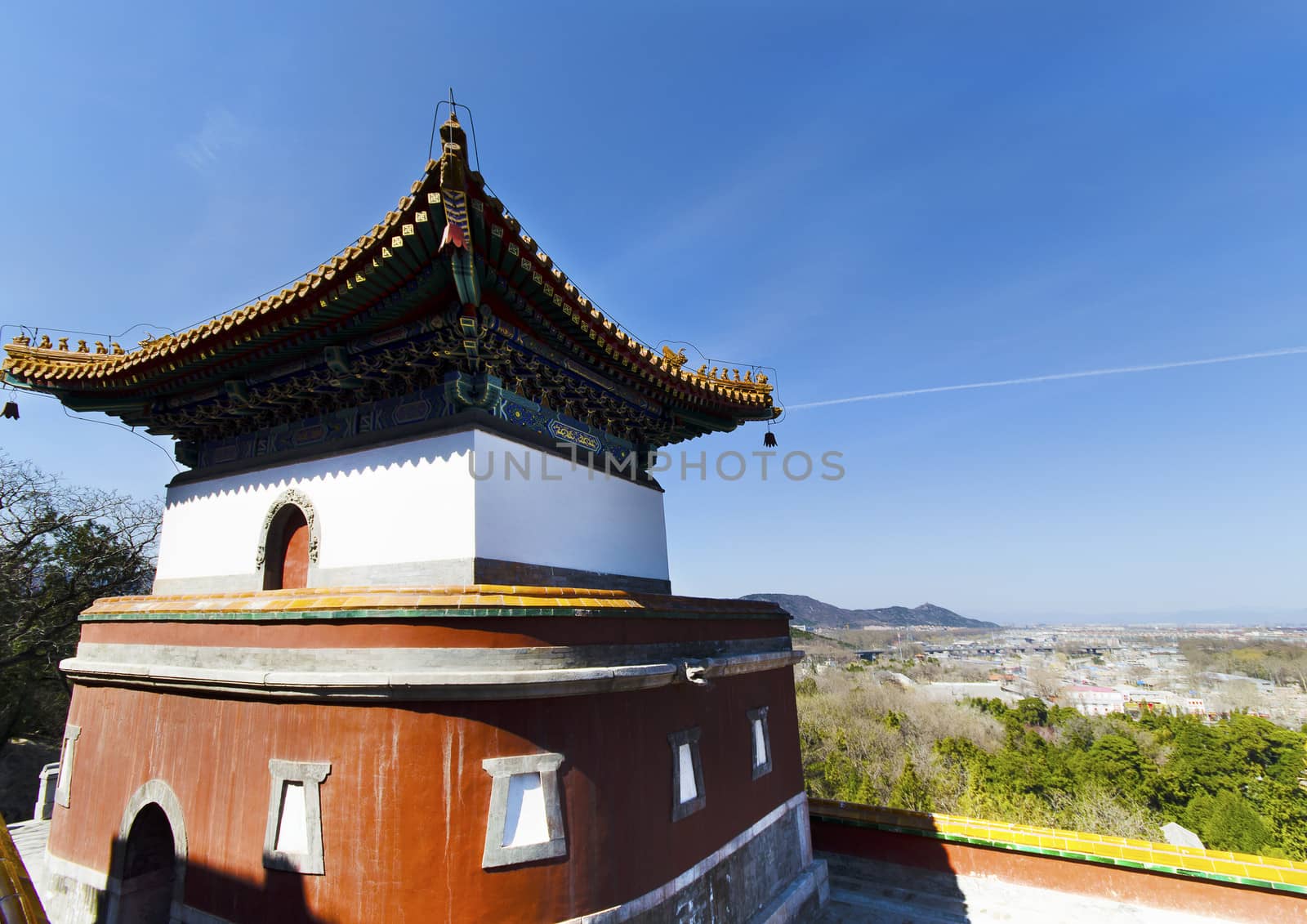 The backyard of the summer palace in Beijing China