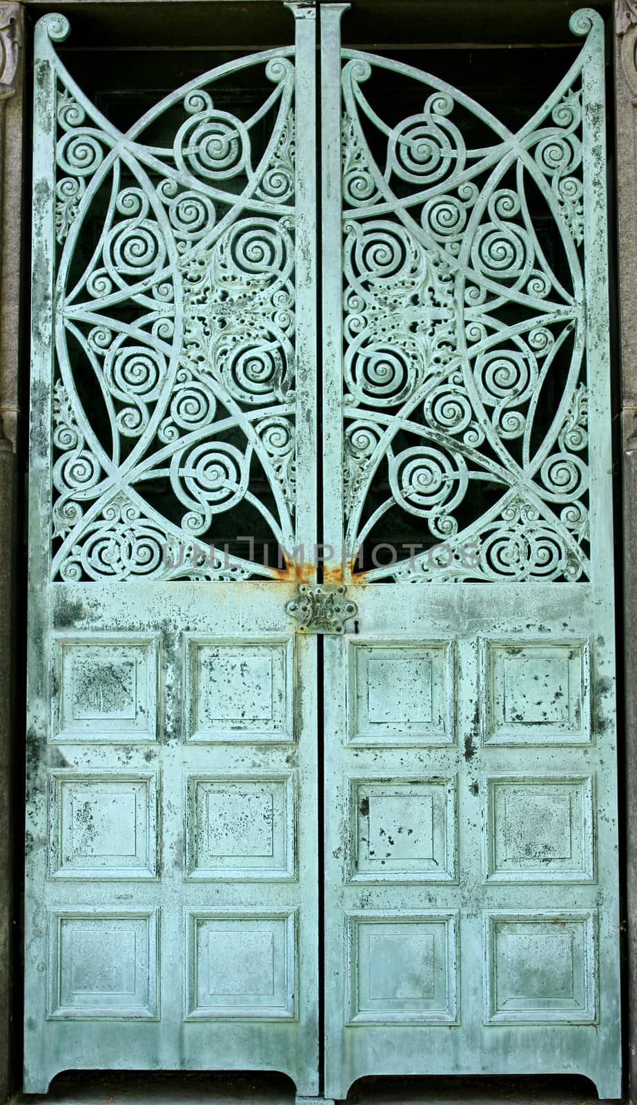 Green Patina Doors by mpk1970
