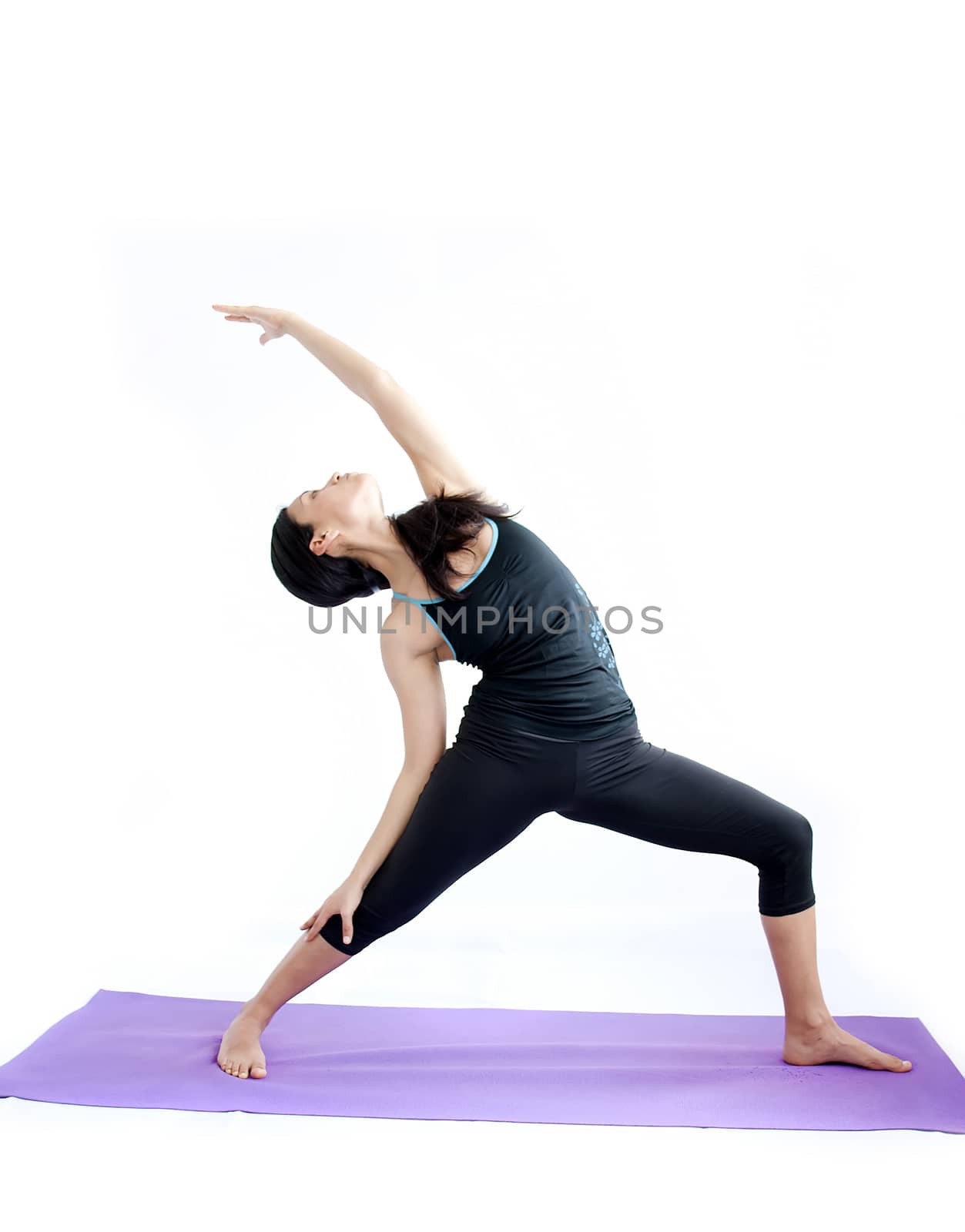 beautiful girl practising yoga by Dessie_bg
