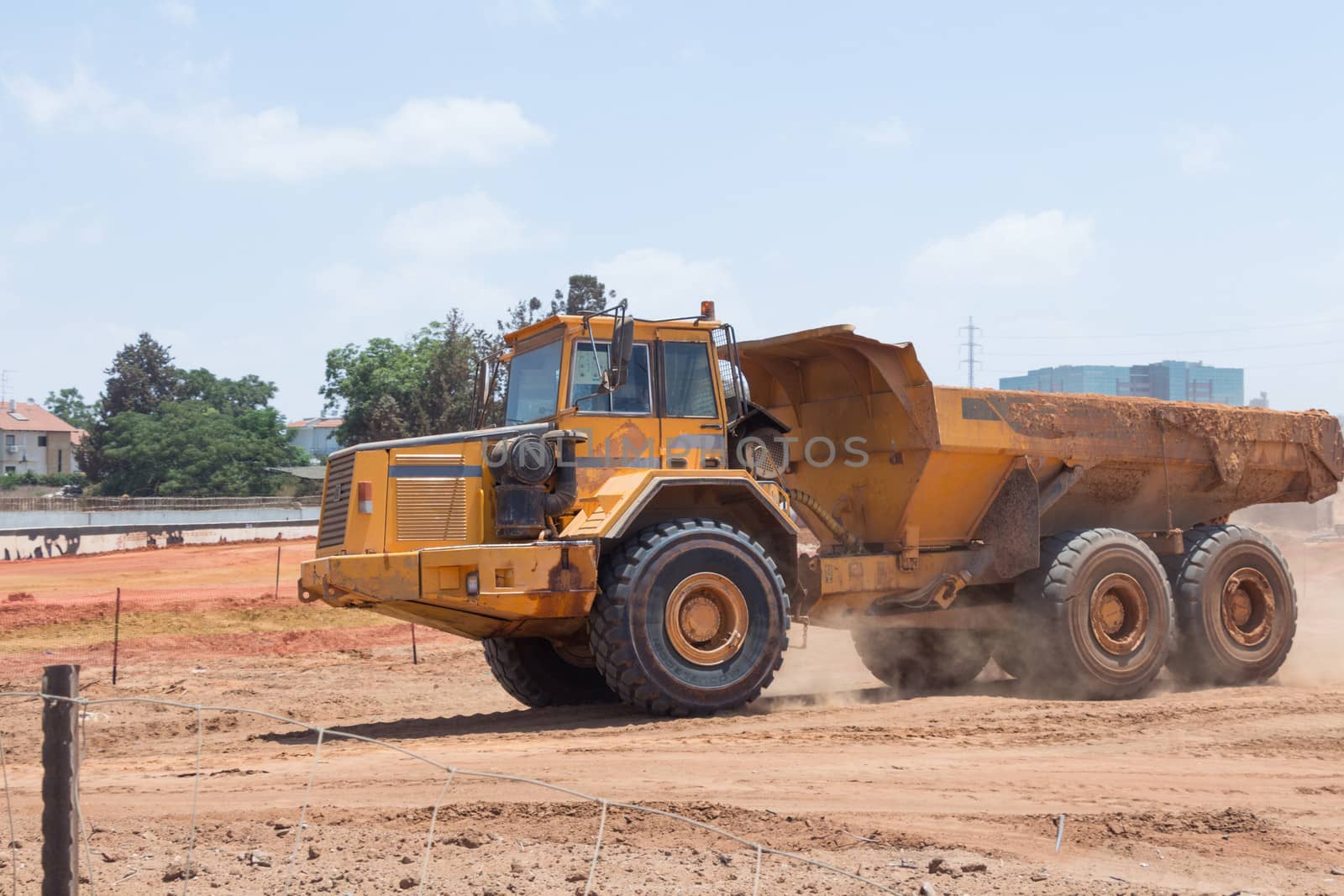 Laying of new high-speed roads in Israel.