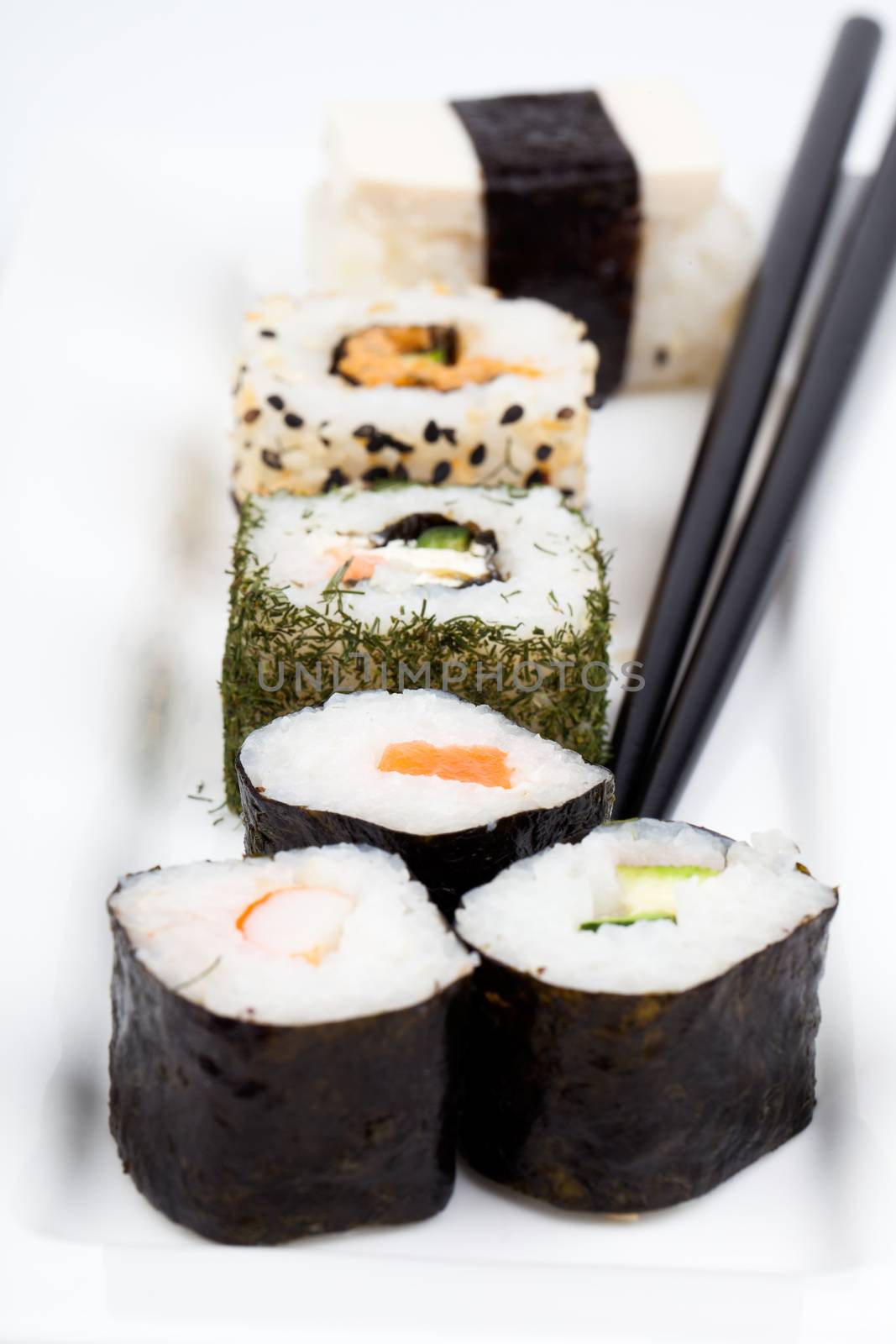 Sushi bento box by motorolka