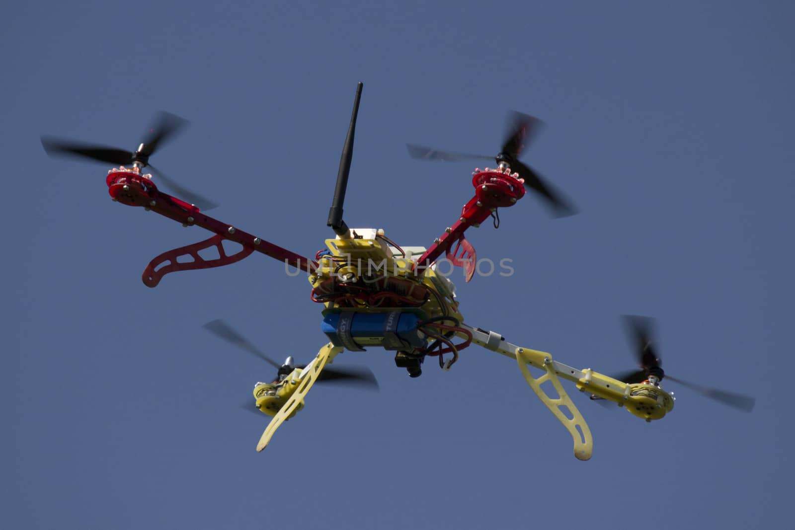 Modern flying dron of high quality