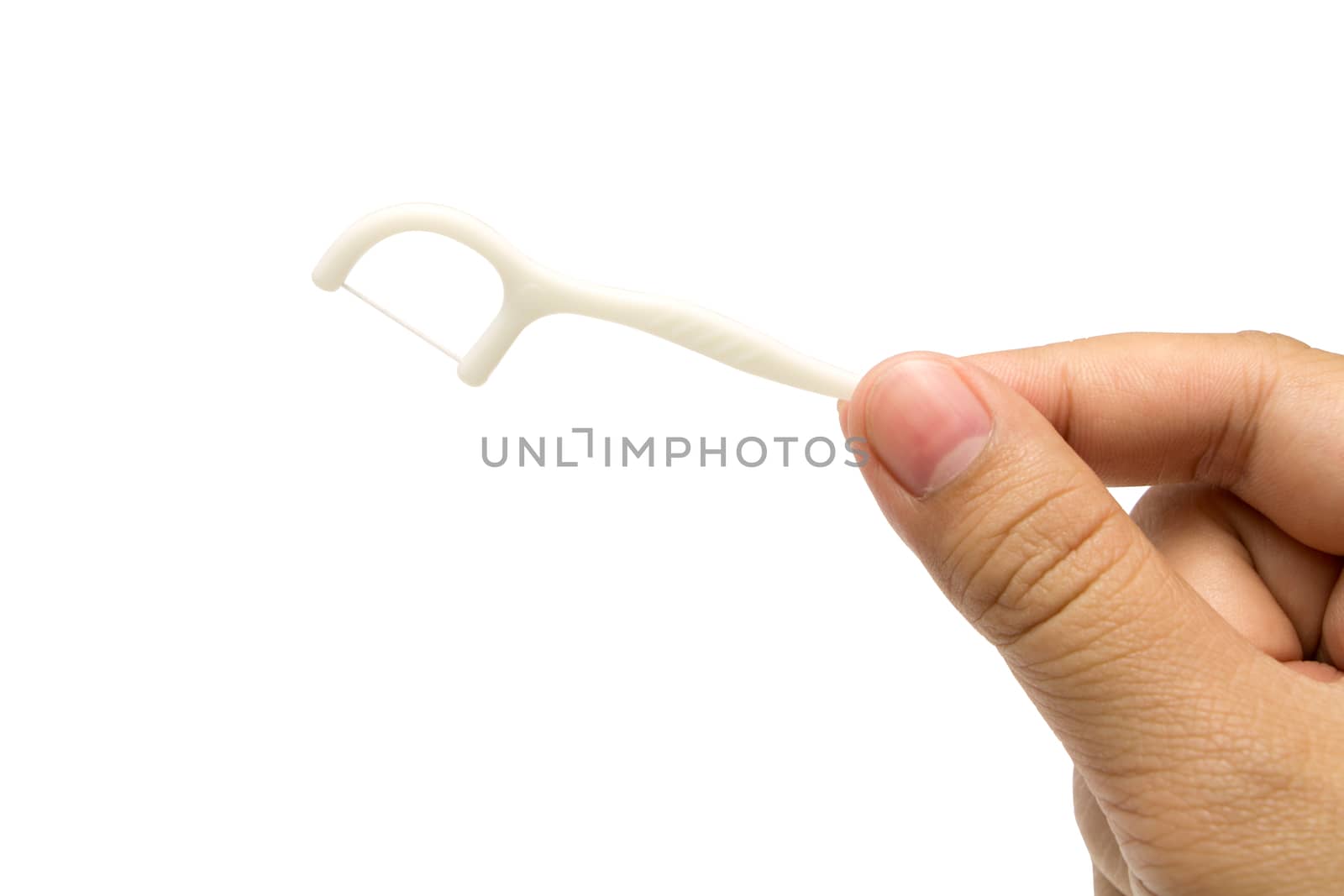 Hand pick up Dental flossers Toothpick