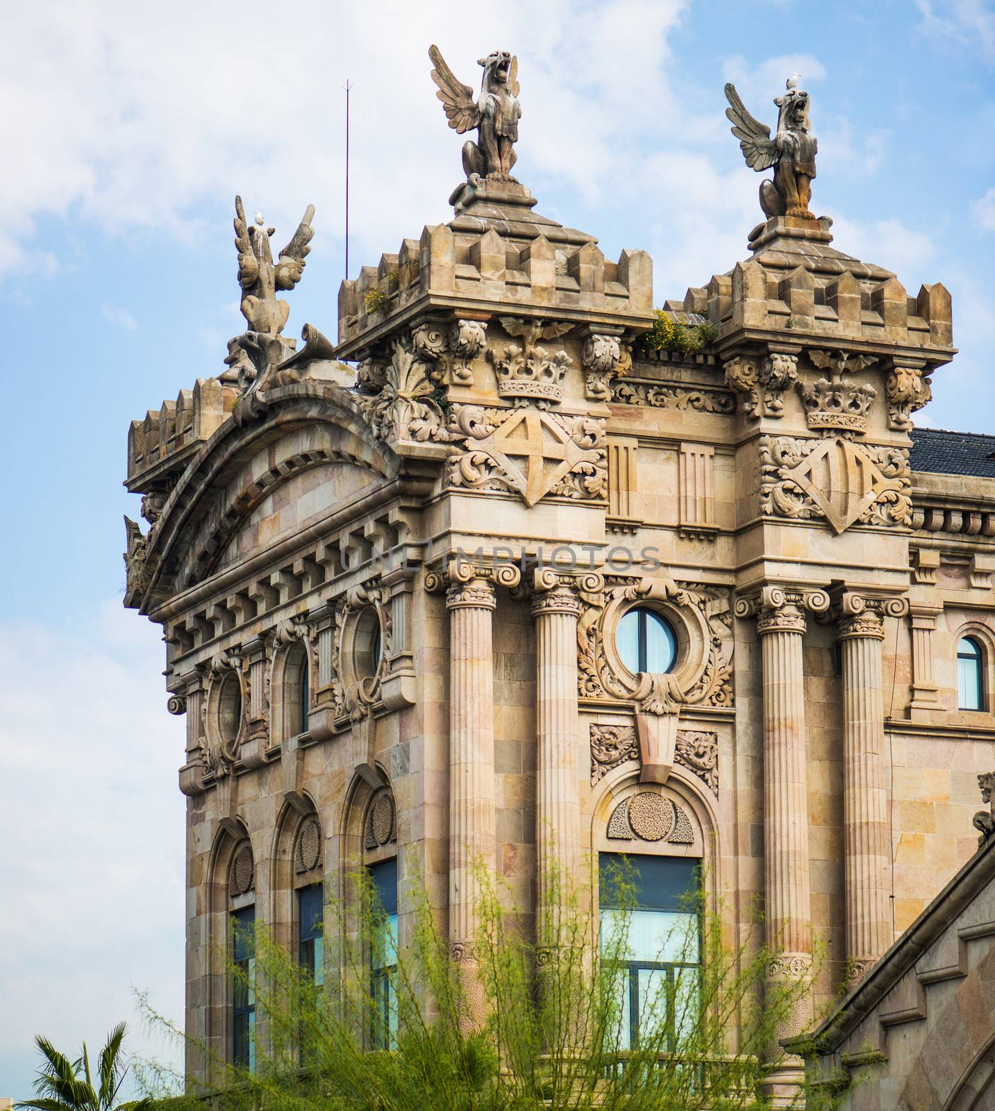 Maritime Station building in Barcelona