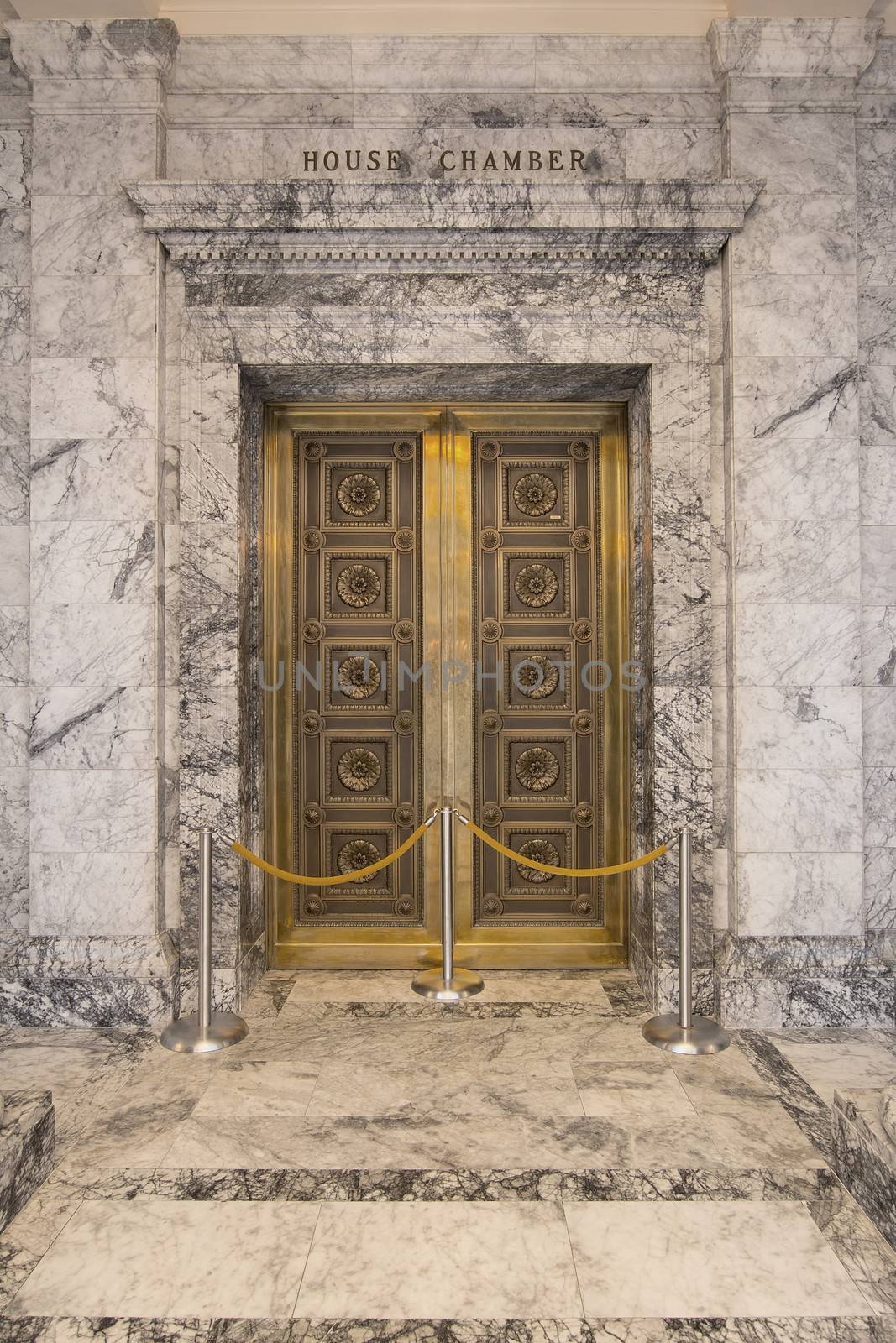 Washington State Capitol Building House Chamber Bronze Doors in Olympia