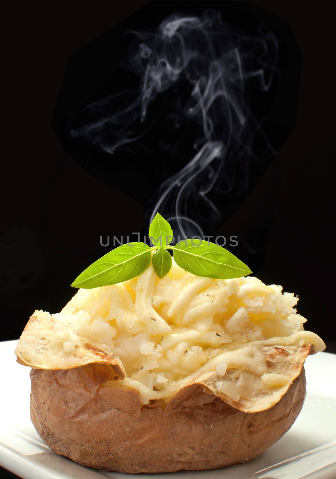 Hot baked potato by unikpix