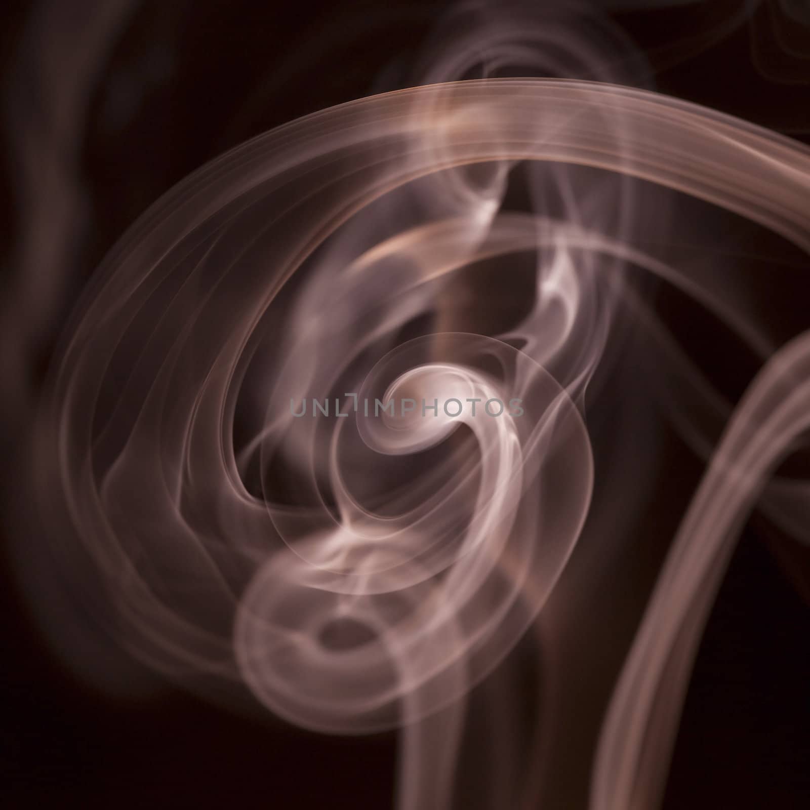 Abstract smoke isolated on black by foto76