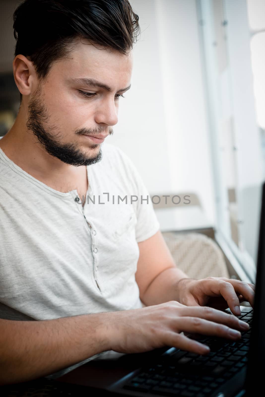 young stylish man by peus