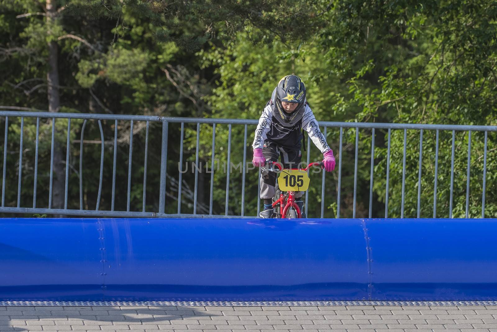 My grandson is an active BMX cyclist, the pictures are shot in Aremark Municipality, Norway where the Bmx track is.