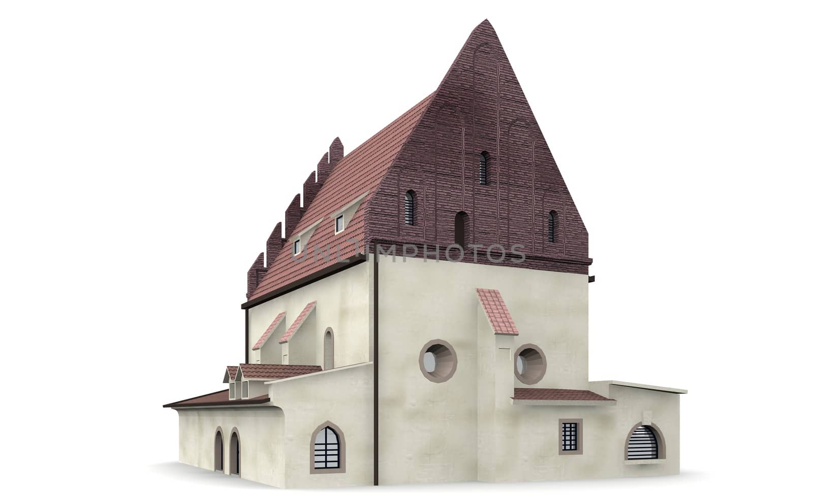 The synagogue was in the middle of the 13th Century.