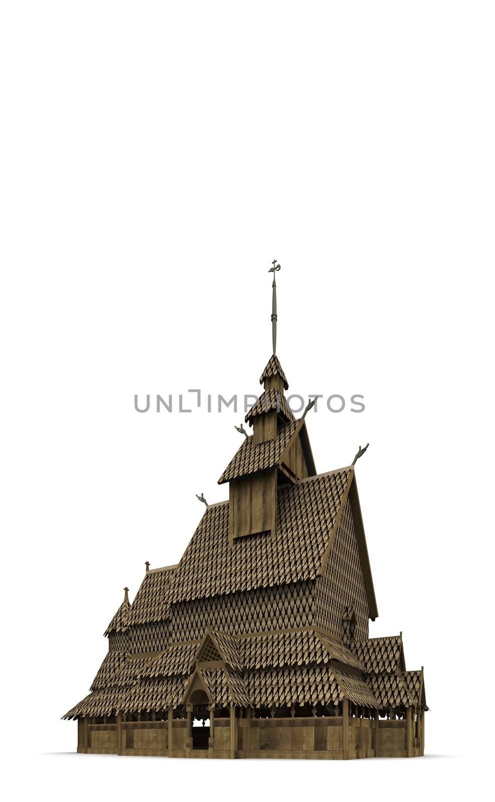 Borgund Stave Church 5 by 3DAgentur