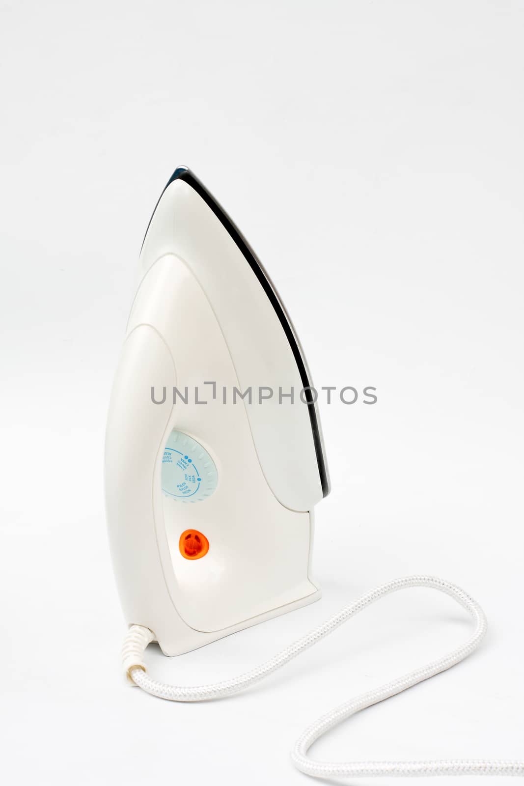 Electric iron on white background by myrainjom01