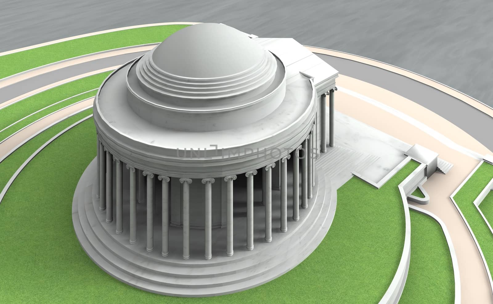 Jefferson Memorial 7 by 3DAgentur