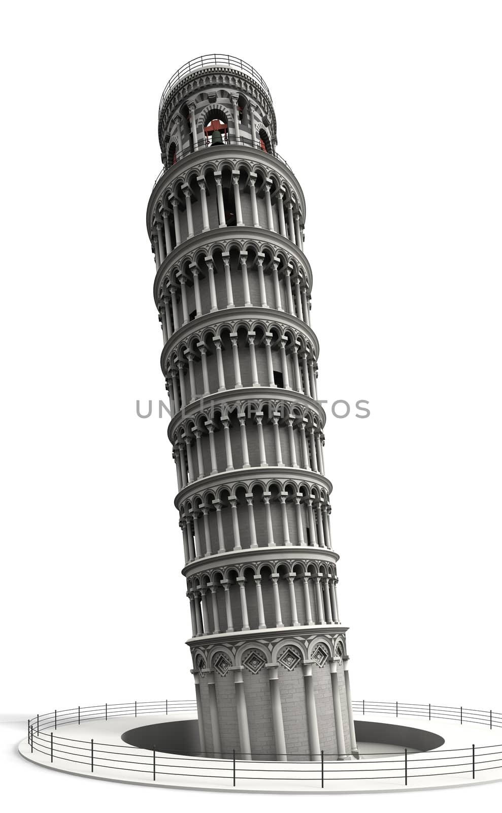 Leaning Tower of Pisa 3 by 3DAgentur