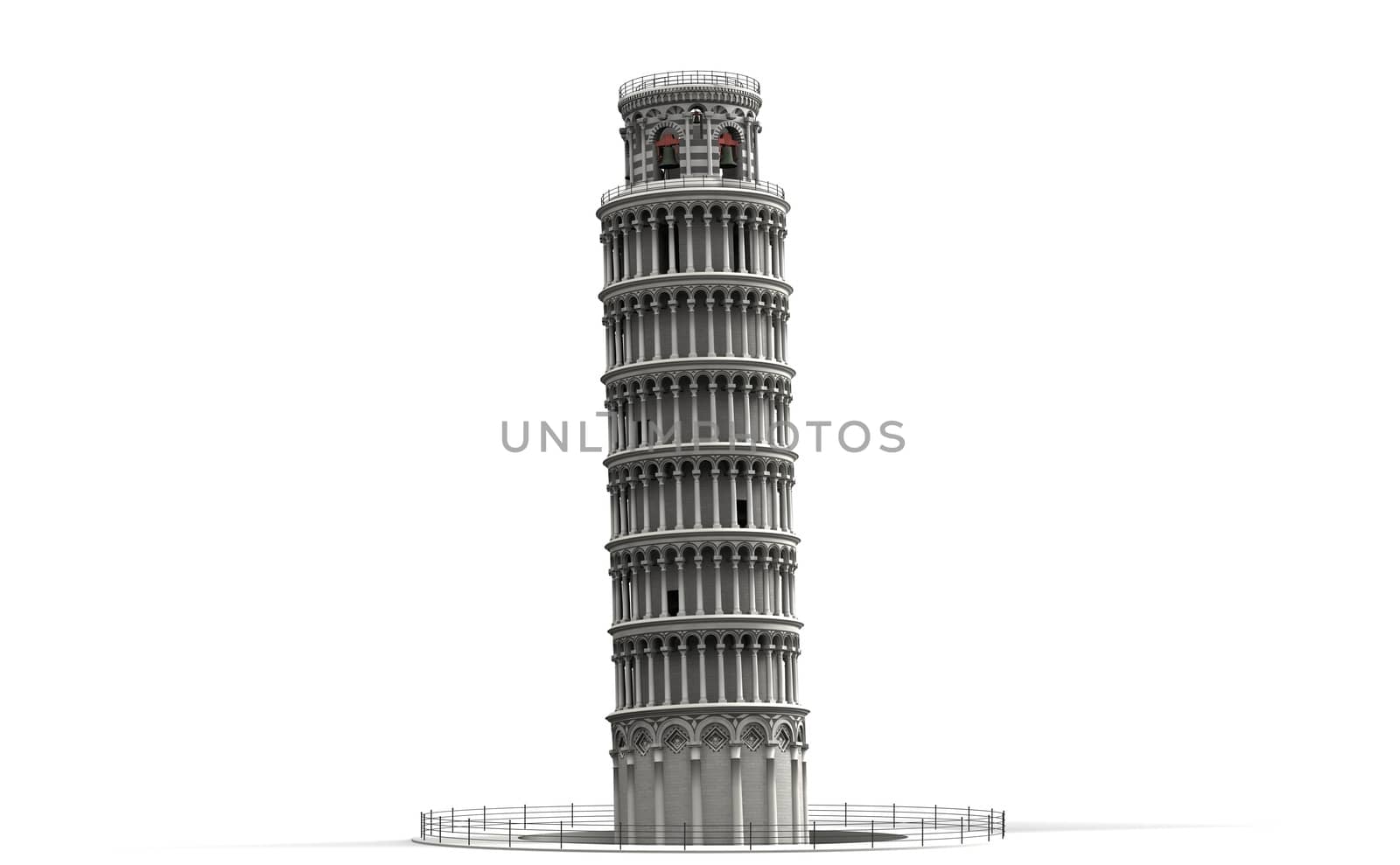Leaning Tower of Pisa 4 by 3DAgentur