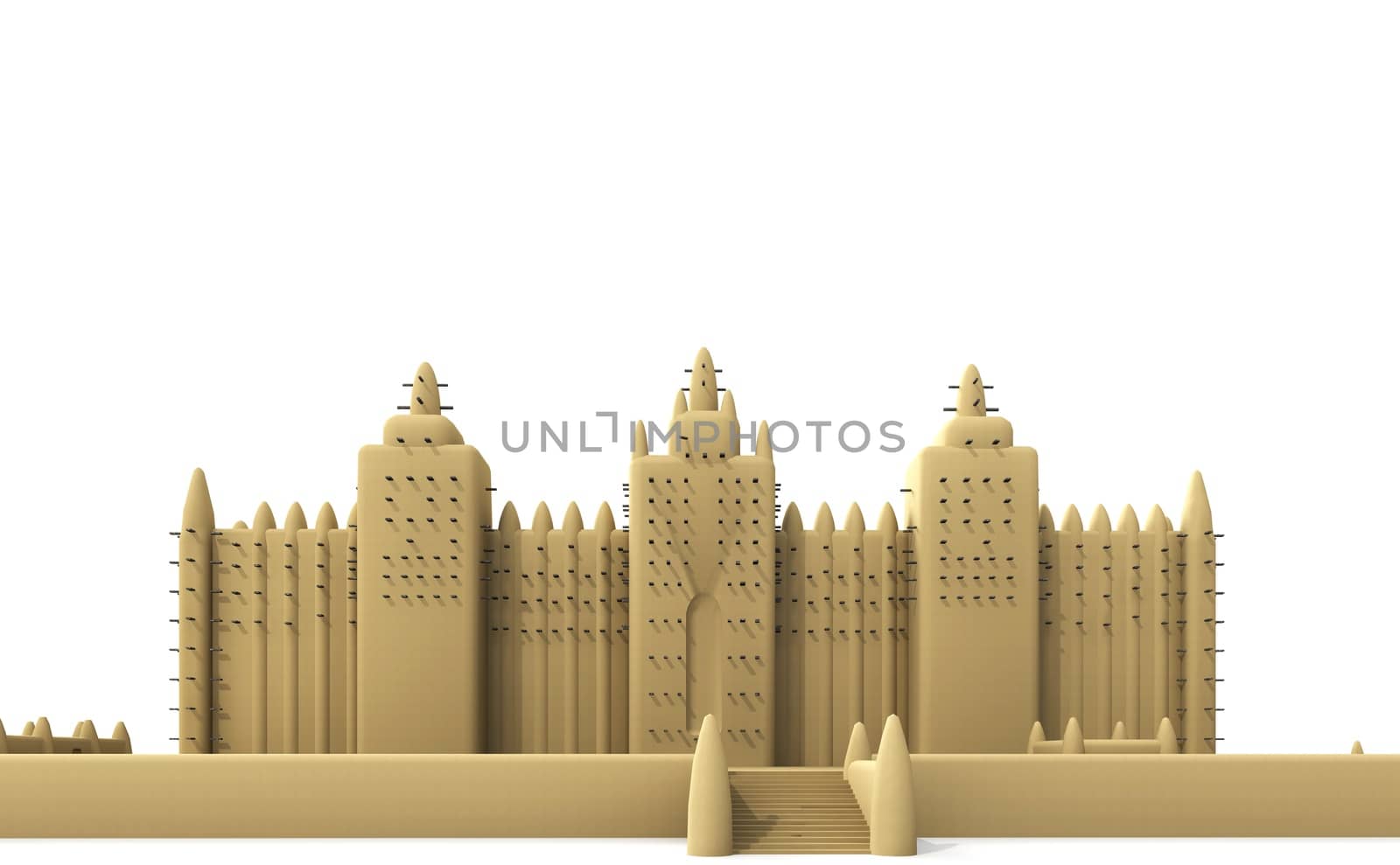 Mosque of Djenn�� 2 by 3DAgentur