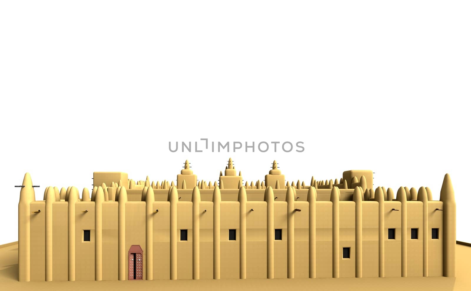 Mosque of Djenn�� 3 by 3DAgentur