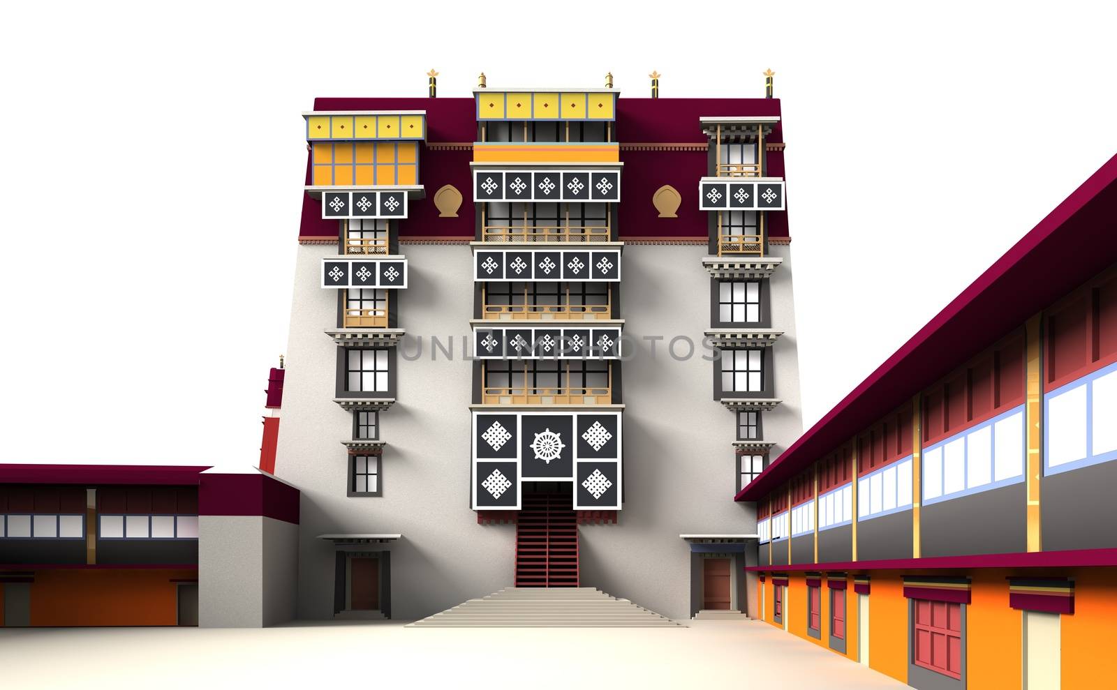 Potala palace 7 by 3DAgentur