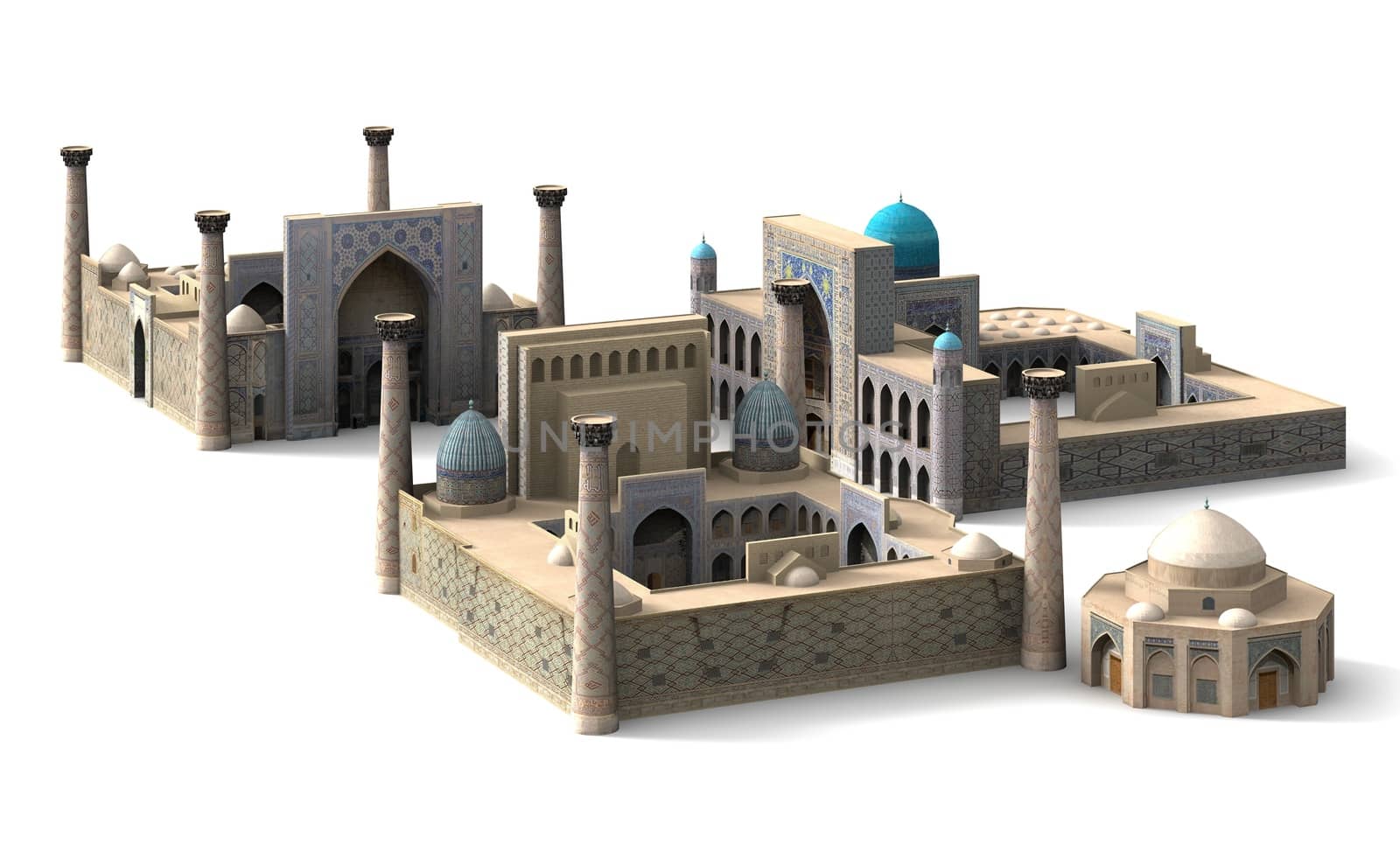 Registan in Samarkand 2 by 3DAgentur