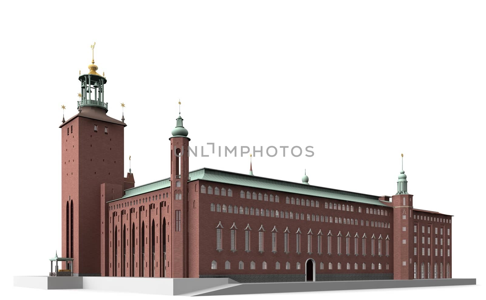 Stockholm City Hall 6 by 3DAgentur