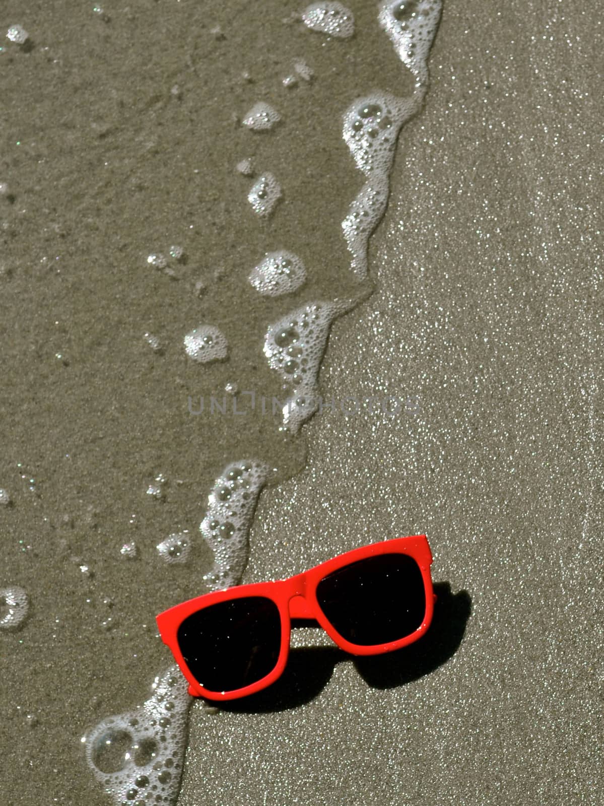 In the Sand - Sunglasses 2 by RefocusPhoto
