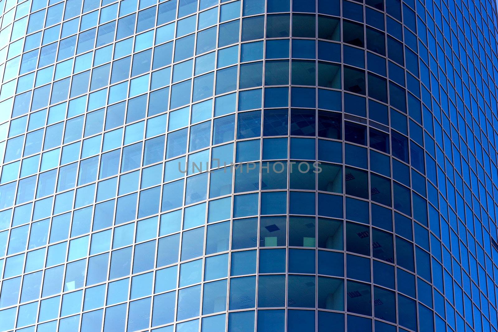 glass building structure close up