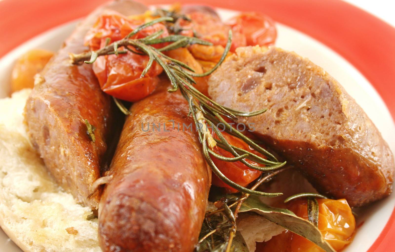 Beef Sausage And Tomato Bake by jabiru