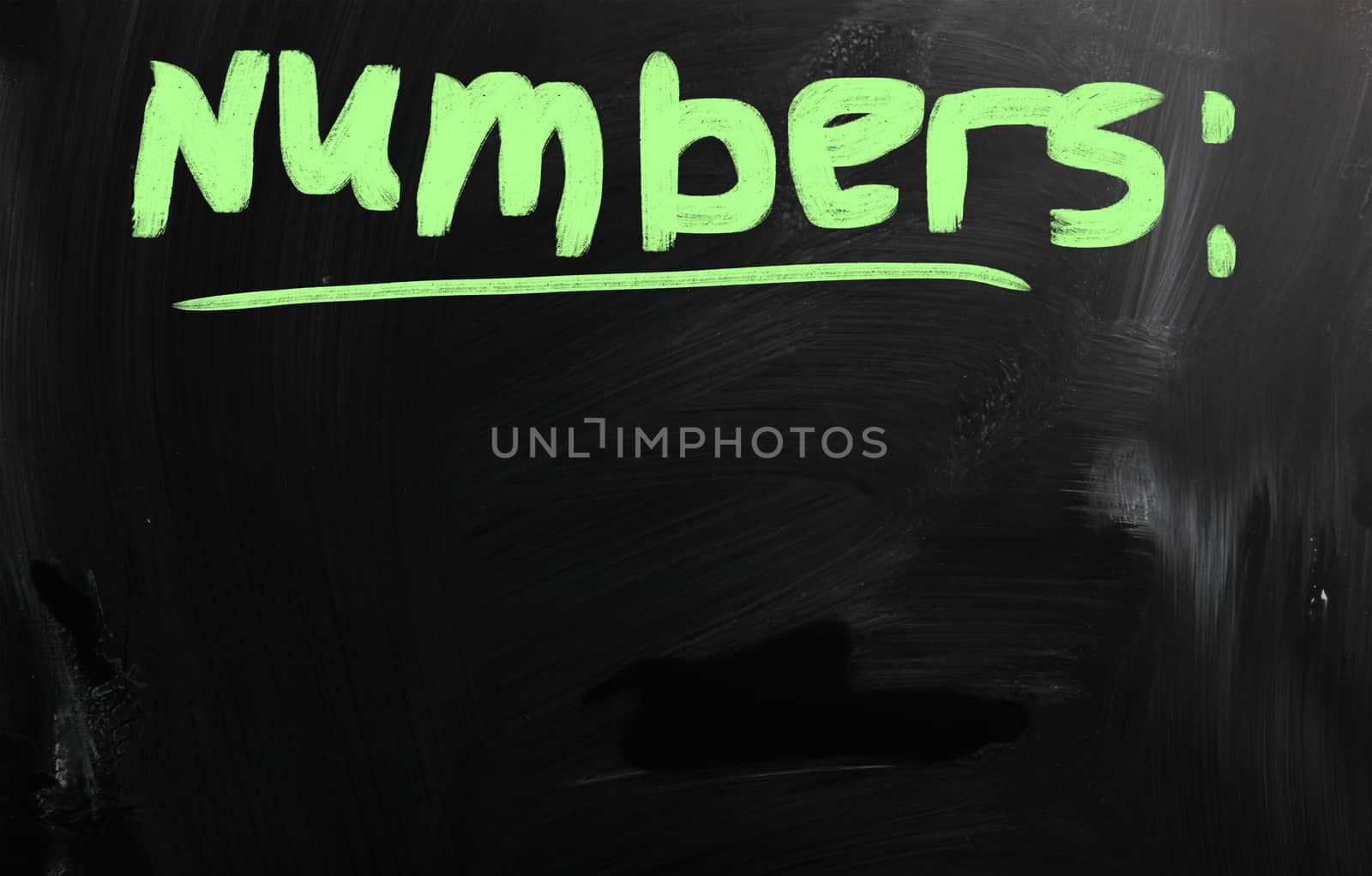 Business ideas handwritten with white chalk on a blackboard.