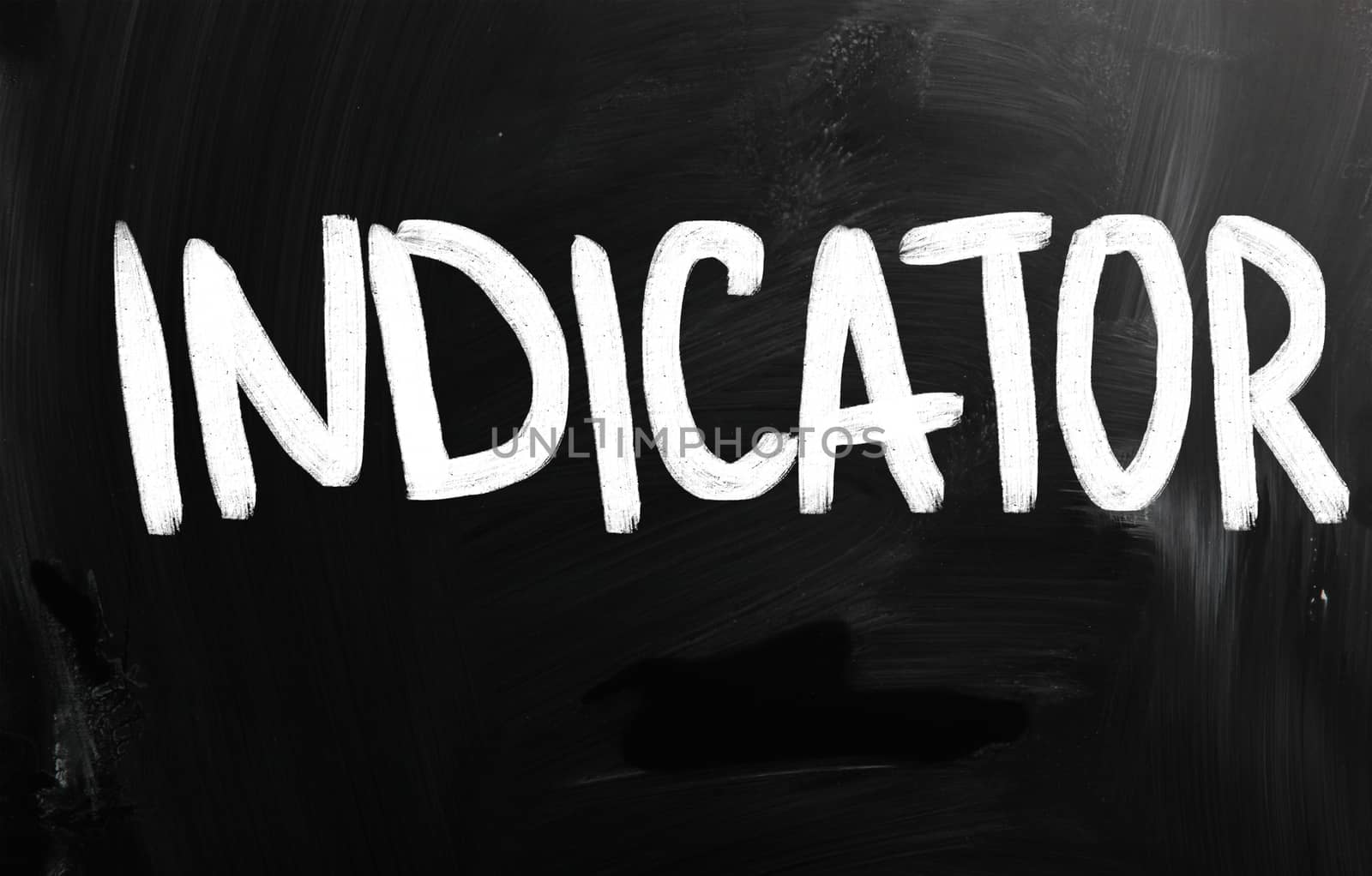 Business ideas handwritten with white chalk on a blackboard.