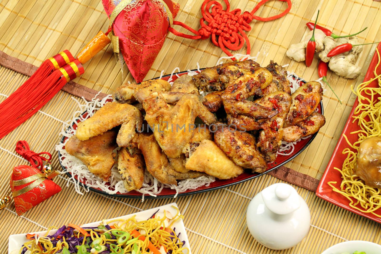 Chinese Chicken Pieces by jabiru