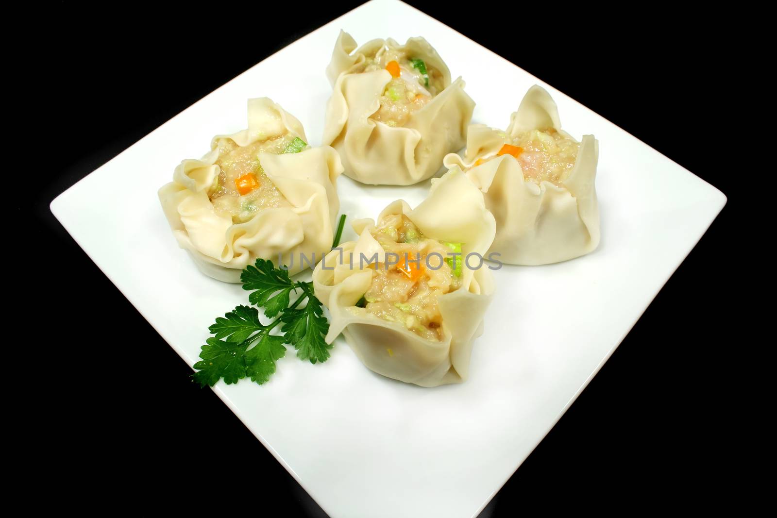 Dim Sums Ready For Steaming by jabiru