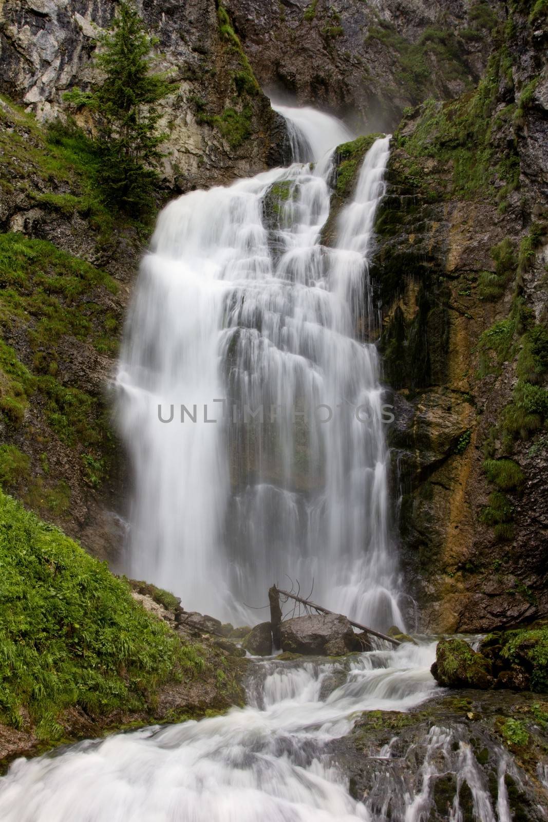 Small waterfall by zych