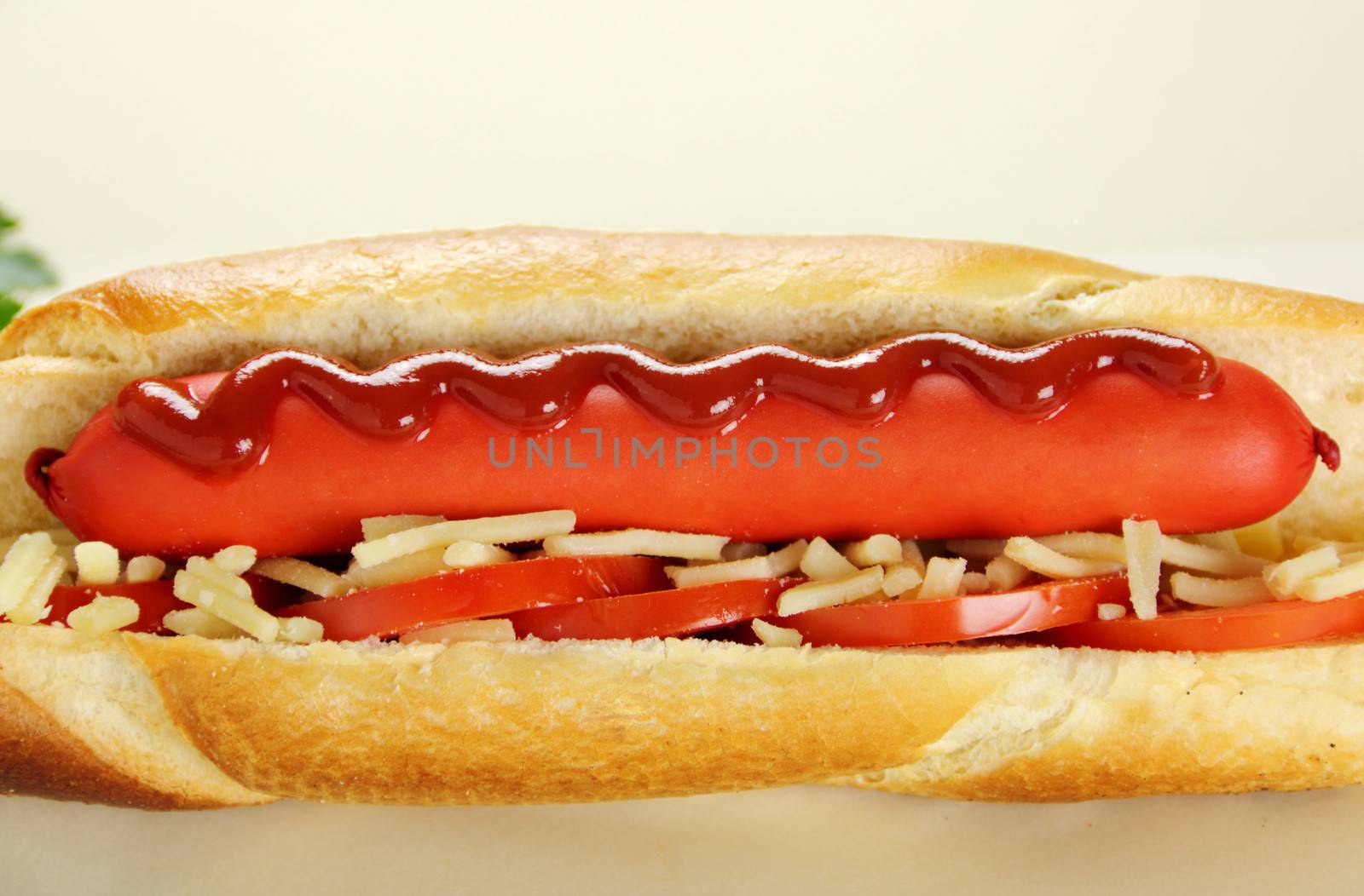 Hot Dog With Tomato by jabiru