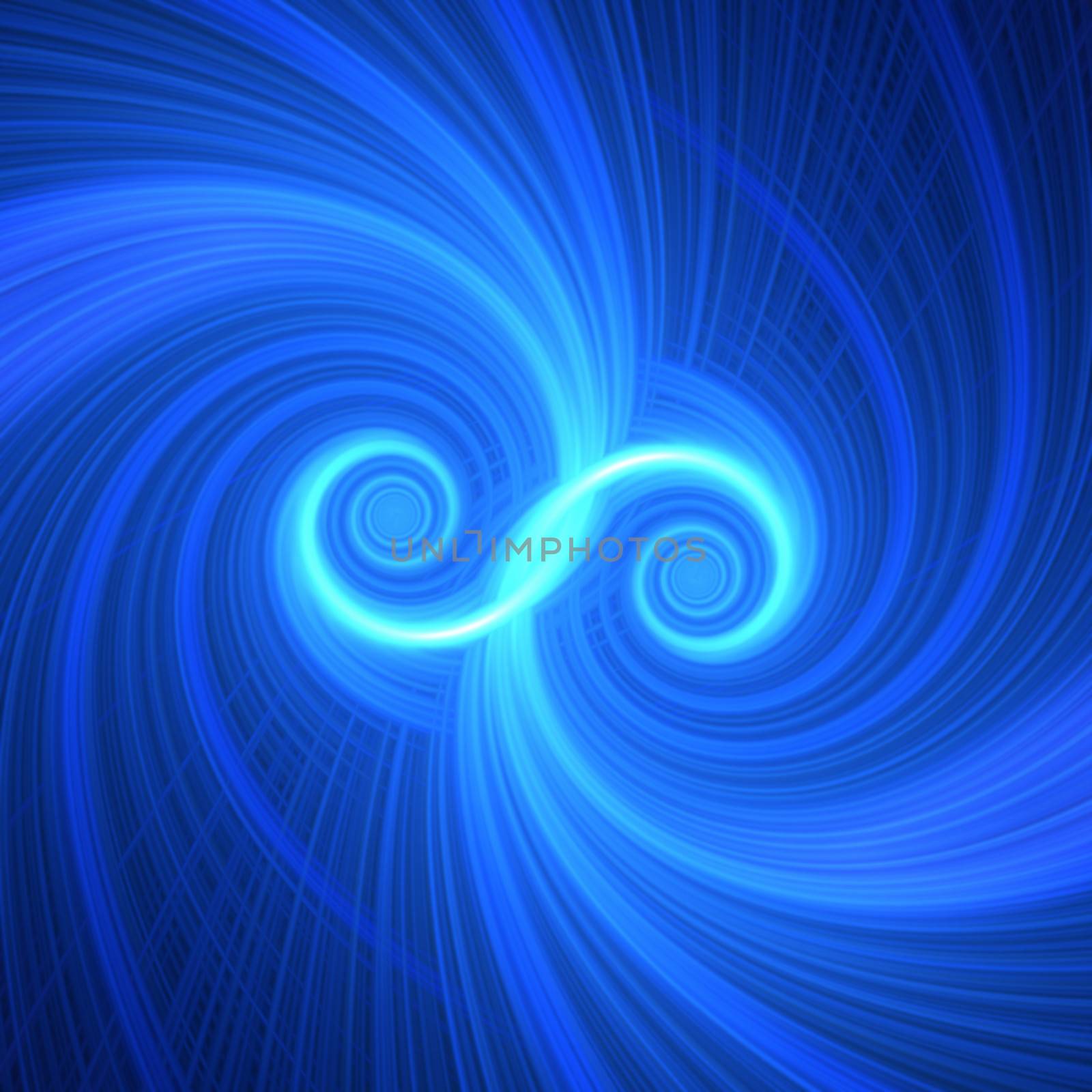 abstract background two spirals integrated with each other