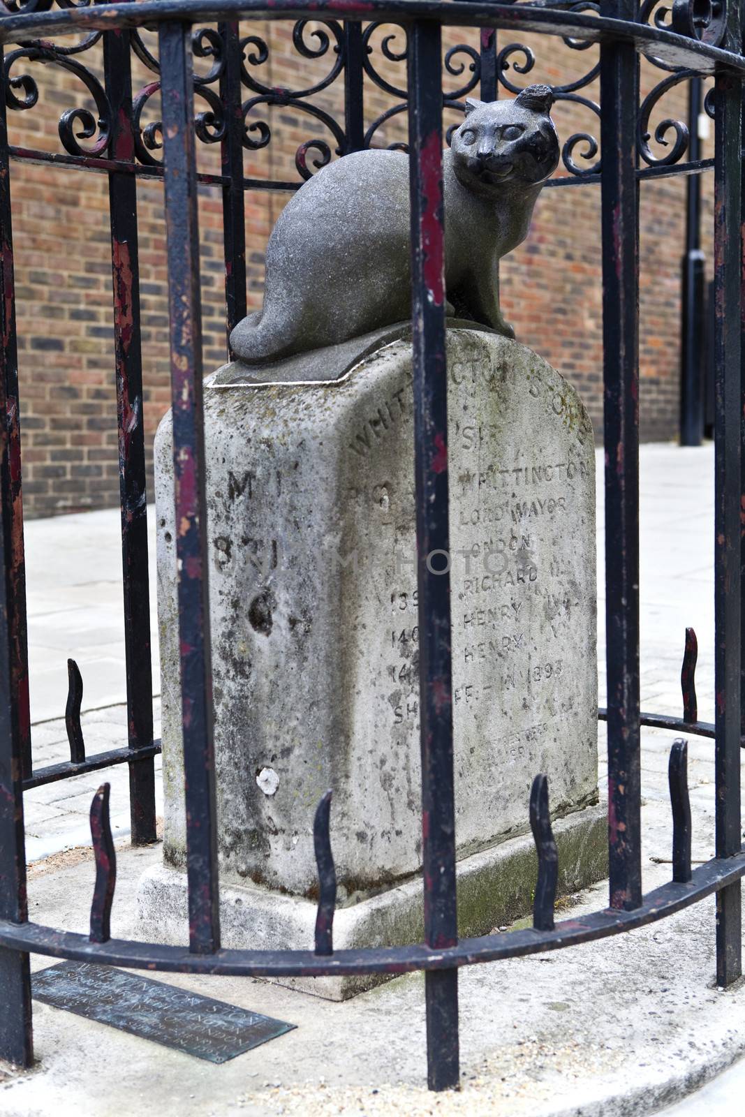 The Whittington Memorial Stone in Highgate, London.  This marks the spot that Dick Whittington is said to have heard the Bow Bells predicting his fortune.