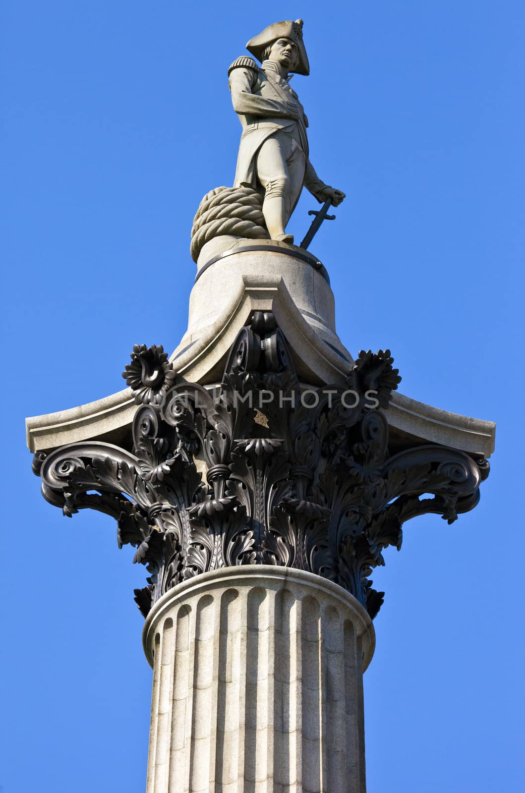 Nelson's Column in London. by chrisdorney
