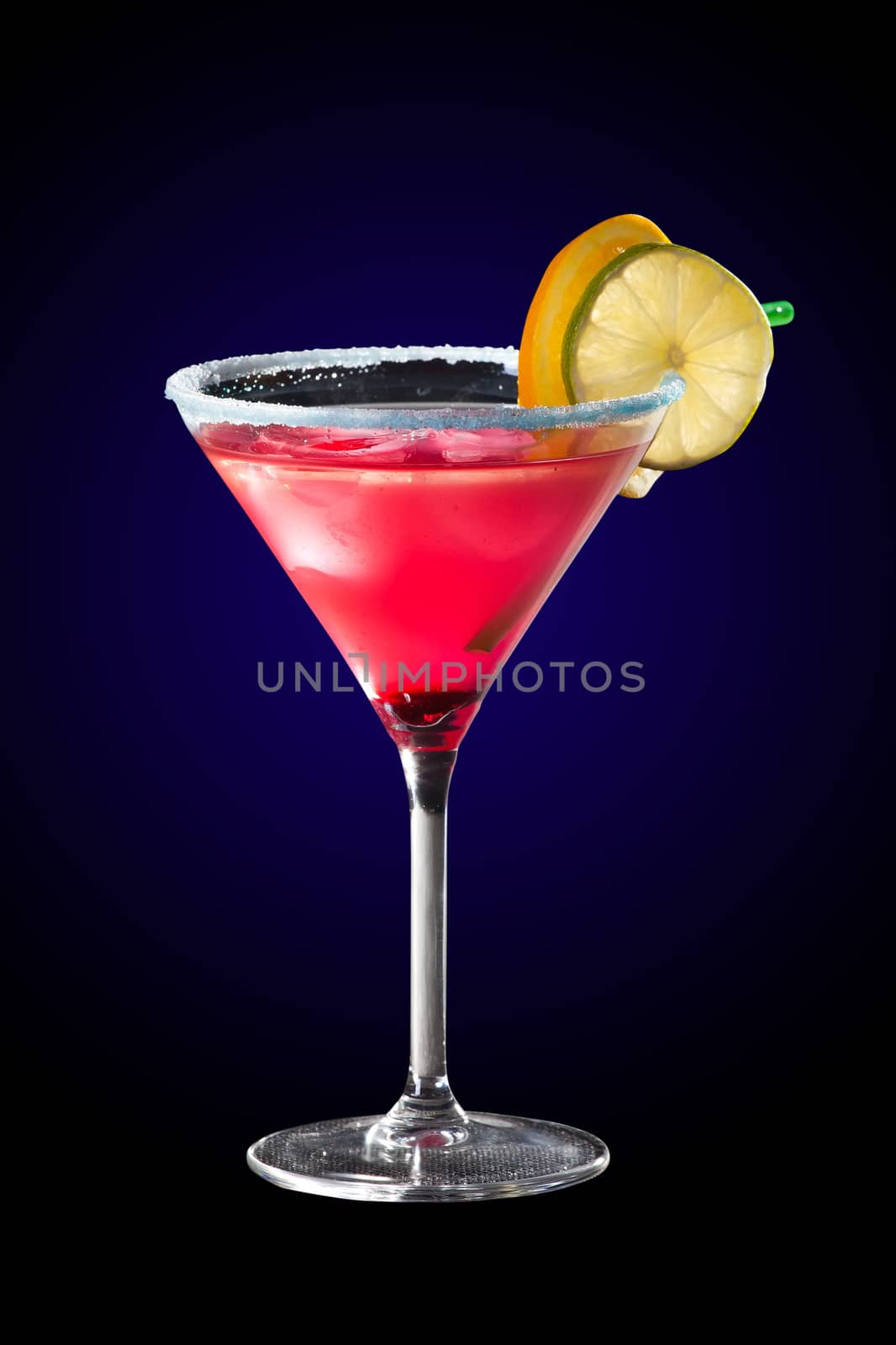 Delicious cosmopolitan cocktail