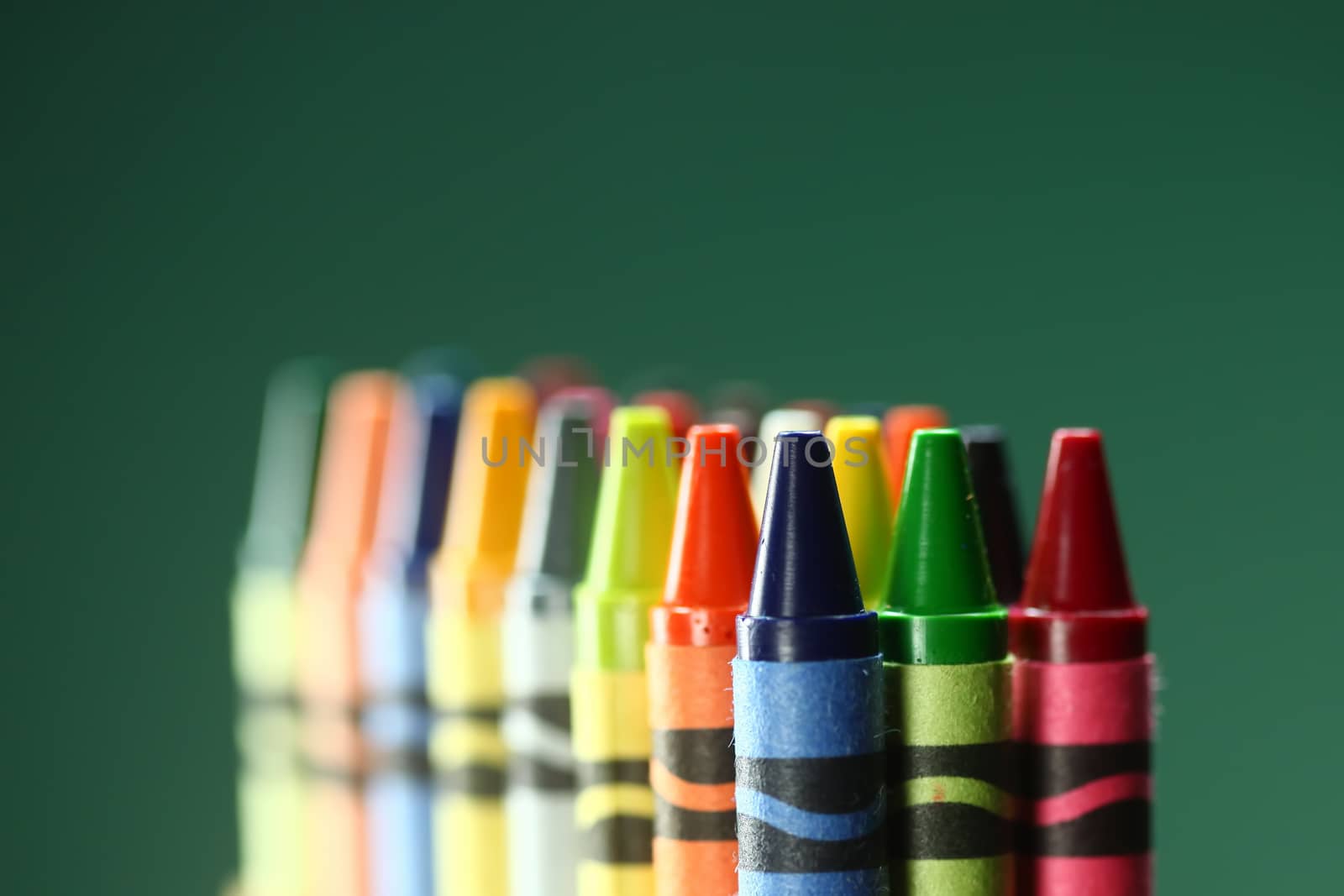 Colorful Back to School Crayons  by tobkatrina