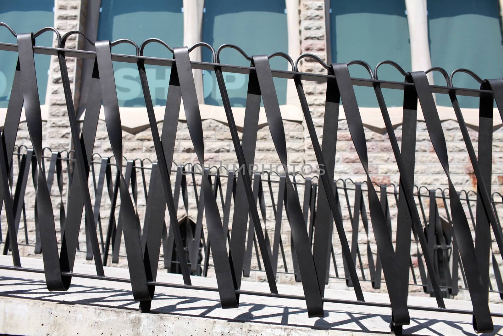 Architectural Detail Stylish metal fence
