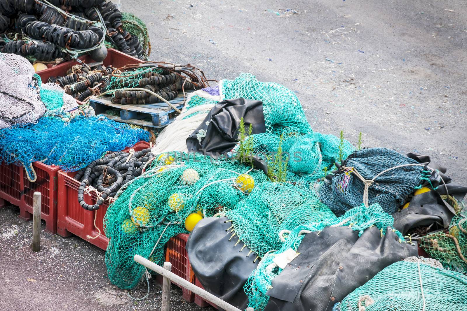 Stored fishing nets by w20er