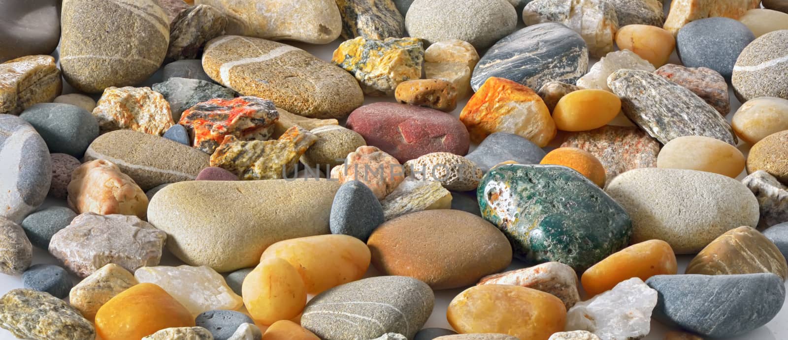 Sea stones background shoot in studio