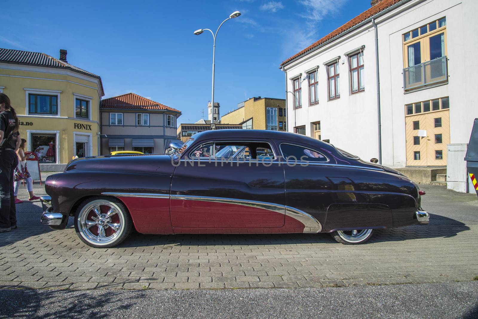 old american car, 1949 mercury coupe custom by steirus