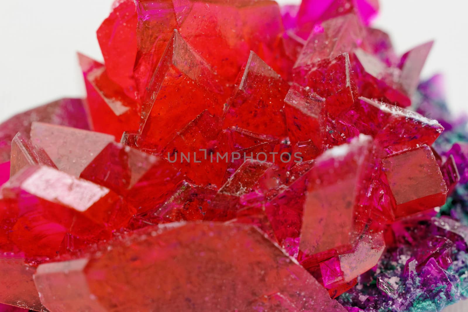 close up of crystals in ruby color by NagyDodo
