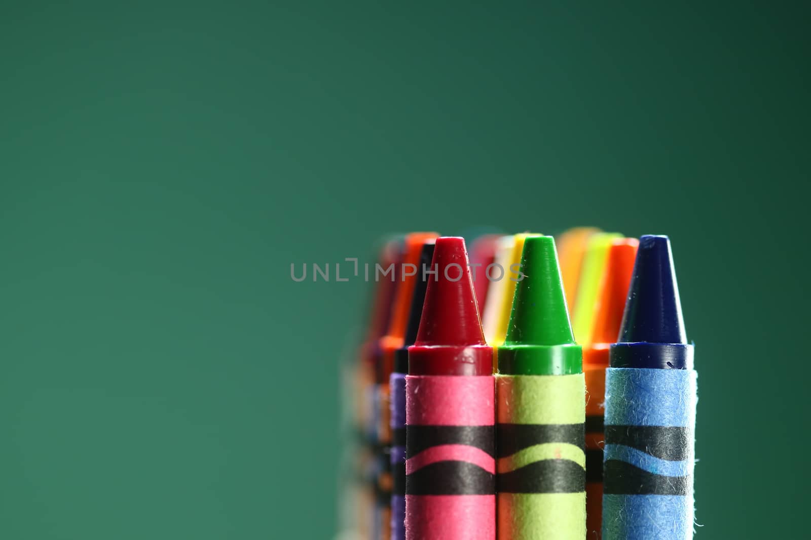 Colorful Back to School Crayons  by tobkatrina