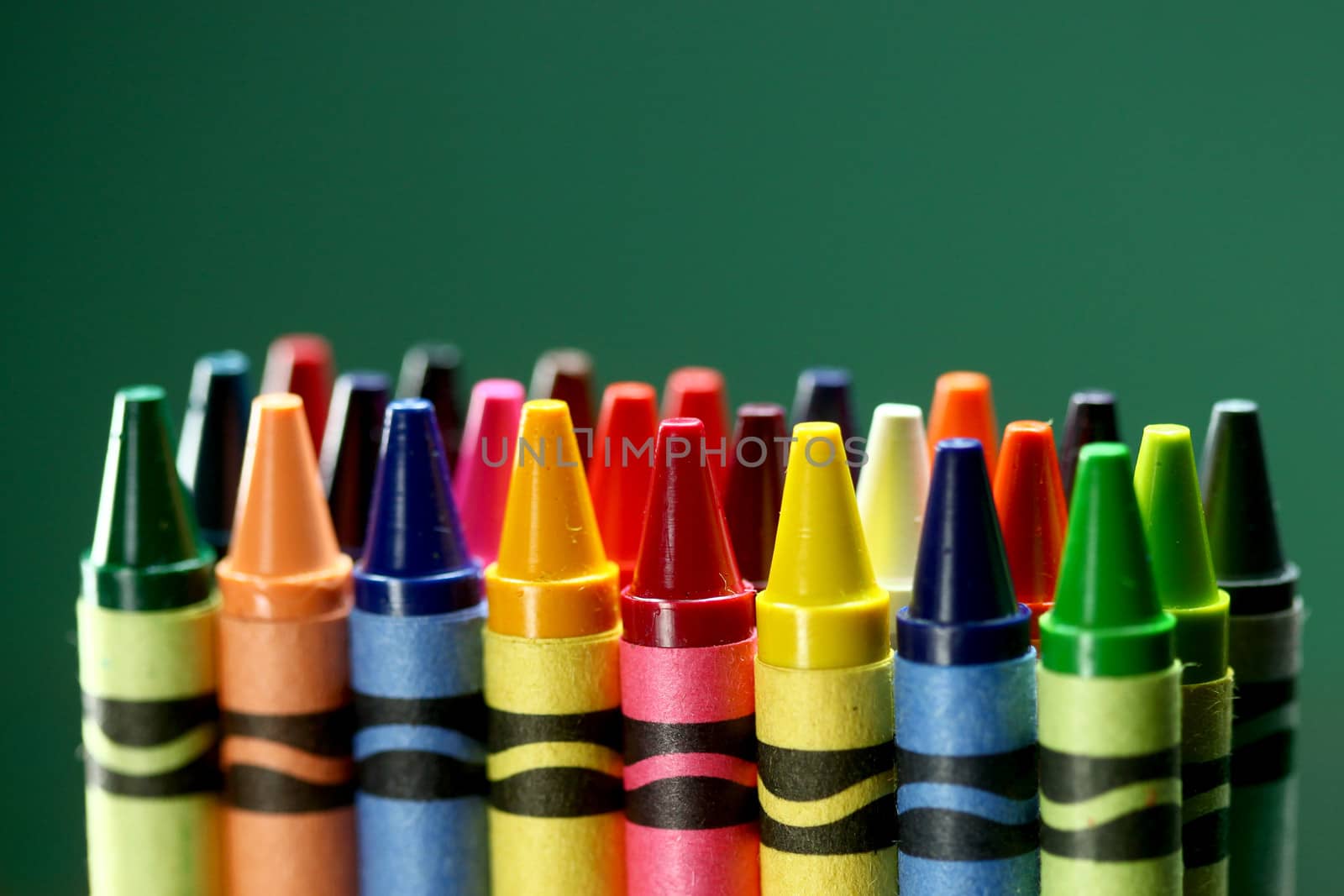 Colorful Back to School Crayons  by tobkatrina